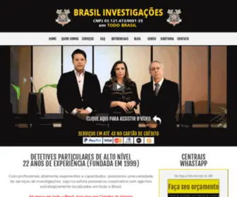 Brdetetiveparticular.com(Brasil Investigações) Screenshot