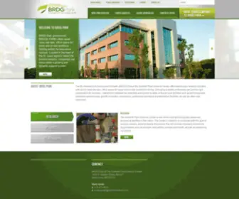 BRDgpark.com(BRDG Park Bioscience & Development) Screenshot