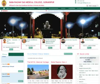 BRDMC.ac.in(BRD Medical College) Screenshot