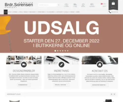 BRDR-Sorensen.com(Designermøbler) Screenshot