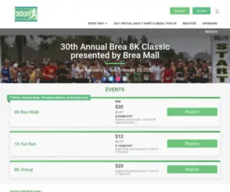 Brea8K.com(The 30th Annual Brea 8K Classic presented by Brea Mall) Screenshot