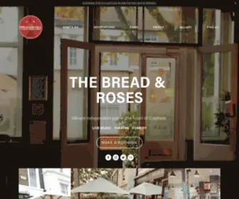 Breadandrosespub.com(The Bread and Roses) Screenshot