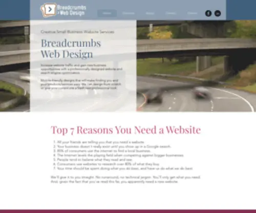 Breadcrumbsweb.com(Creative Small Business Web Design) Screenshot