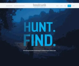 Breadcrumbtech.com(Trackable Technology) Screenshot