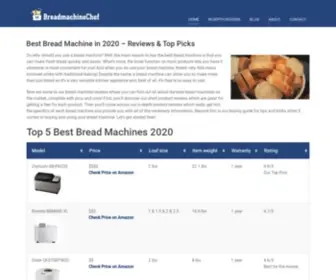 Breadmachinechef.com(Breadmachinechef) Screenshot