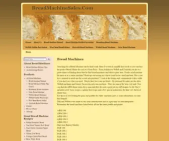 Breadmachinesales.com(Forsale Lander) Screenshot