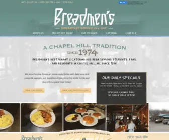 Breadmens.com(A Chapel Hill Tradition) Screenshot