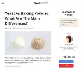 Breadnewbie.com(Bread Machine Reviews) Screenshot