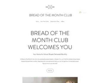 Breadofthemonthclub.com(Bread of the Month Club) Screenshot