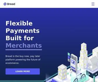 Breadpayments.com(Buy Now) Screenshot