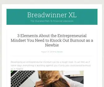 Breadwinnerxl.com(The XLerated Path To Financial Liberation) Screenshot