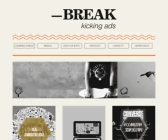 Breakads.com(Kicking ads) Screenshot