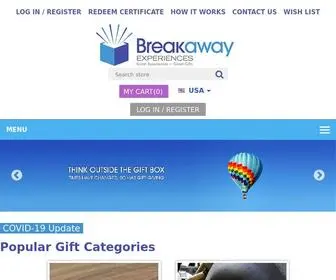 Breakawayexperiences.us(Breakaway Experiences) Screenshot