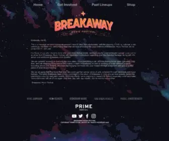 Breakawayfestival.com(Breakaway Music Festival) Screenshot