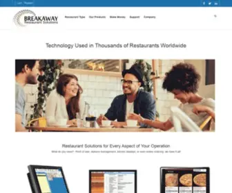 Breakawaypos.com(Breakaway Restaurant Solutions) Screenshot