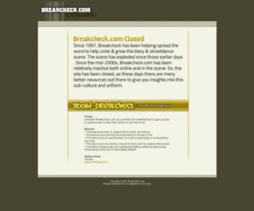 Breakcheck.com(Breakcheck) Screenshot