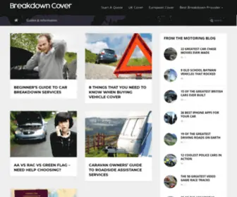 Breakdowncover.org(Breakdown Cover) Screenshot