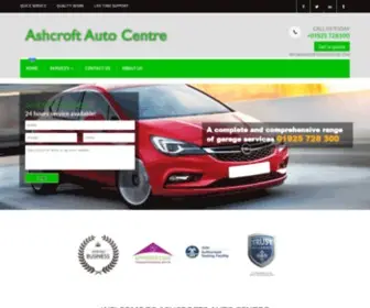 Breakdownrecoverywarrington.com(Ashcroft Auto Centre) Screenshot