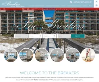 Breakersfwb.com(Breakers Fort Walton Beach) Screenshot