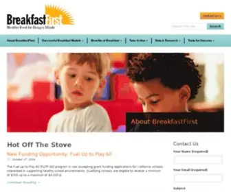 Breakfastfirst.org(Website is ready) Screenshot