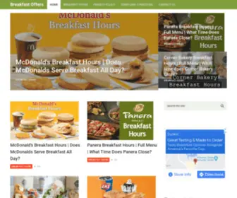 Breakfastoffers.com(Healthy Breakfast Menu to Keep You Fresh All Day) Screenshot