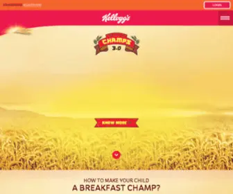 Breakfastwithkellogg.in(The heroes of tomorrow will emerge when the start) Screenshot