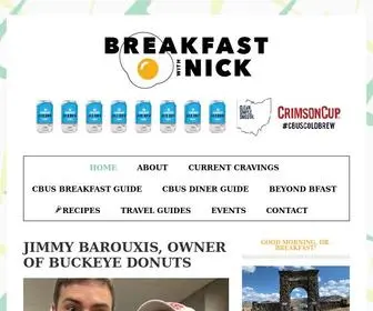 Breakfastwithnick.com(Breakfast with Nick) Screenshot