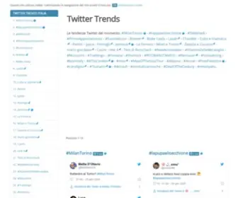 Breaking-News.it(Twitter Trends Italia) Screenshot
