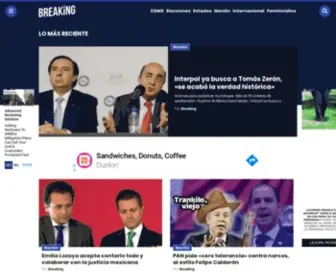 Breaking.com.mx(Las noticias que están impactando a México y el mundo) Screenshot