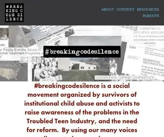 Breakingcodesilence.net(BCS Network) Screenshot