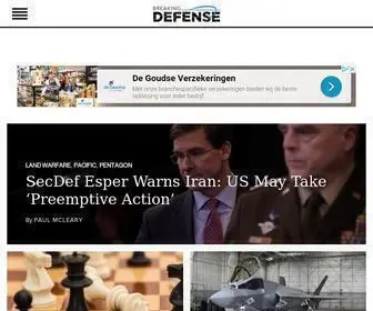 Breakingdefense.com(Breaking Defense) Screenshot