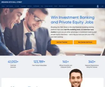 Breakingintowallstreet.com(Financial Modeling Courses & Training) Screenshot