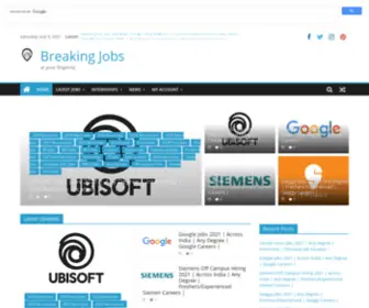 Breakingjobs.in(Breaking Jobs) Screenshot