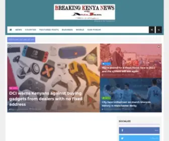 Breakingkenyanews.com(Beaking Kenya News) Screenshot