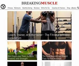 Breakingmuscle.com(Breaking Muscle) Screenshot