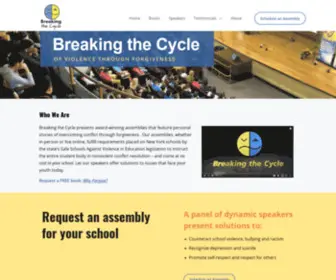 Breakingthecycle.com(Breaking the Cycle of Violence through Forgiveness) Screenshot