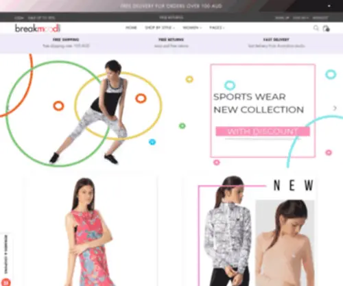 Breakmood.com(Fashion store) Screenshot