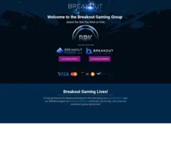 Breakoutgaming.com(Breakout Gaming) Screenshot