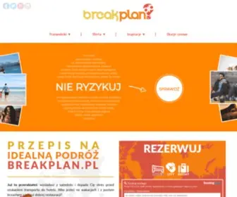Breakplan.pl(Wycieczki, przewodniki turystyczne i plany podróży) Screenshot
