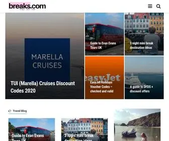 Breaks.com(Caroline's Travel Guides) Screenshot