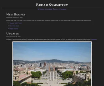 Breaksymmetry.com(Breaksymmetry) Screenshot