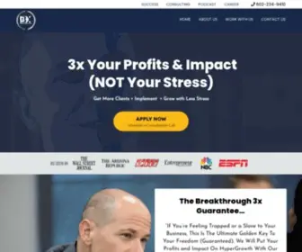 Breakthrough3X.com(More coaching clients) Screenshot