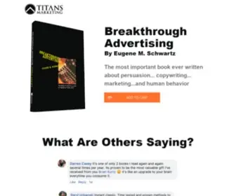 Breakthroughadvertisingbook.com(Breakthrough Advertising) Screenshot