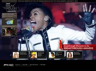 Breakthroughawards.com(Official Website Breakthrough of the Year Awards) Screenshot