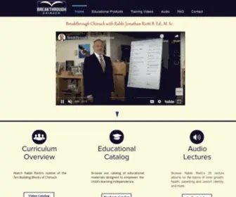 Breakthroughchinuch.com(Rabbi Jonathan Rietti) Screenshot