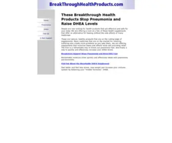 Breakthroughhealthproducts.com(Breakthrough Health Products) Screenshot