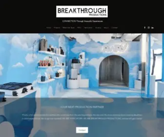 Breakthroughproductions.net(Breakthrough) Screenshot