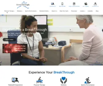 Breakthroughpt.com(BreakThrough Physical Therapy) Screenshot