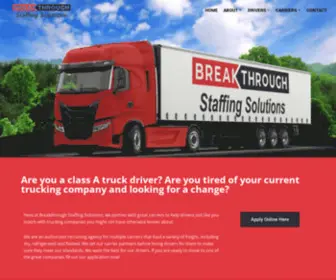 Breakthroughstaffingsolutions.com(Staffing solutions) Screenshot