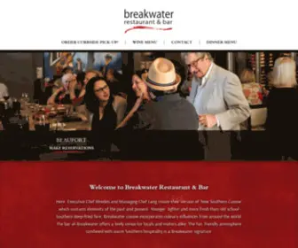 Breakwatersc.com(Breakwater Restaurant & Bar) Screenshot